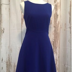 Like new! Tahari ASL blue fit & flare dress size 2